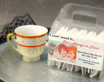 Organic Ginger Tea- She's Always on Time: 30 bags of Organic Tea