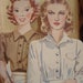 SALE Vintage Awesome Large Cardboard Paper Dolls Shabby
