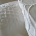 Antique White Coverlet French Matelasse 100% Cotton textured Design Florals Medallions