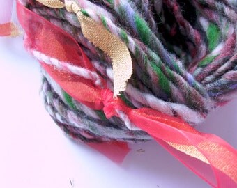 JINGLE BELLS - artistic handspun yarn