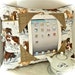iPad Pillow - Wild Horses on a Snowy Plain