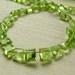 Peridot Square Cut Briolettes, AA, Faceted, 4.5-5mm (ET703)