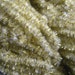 10 5/8 Yards Made In USA Snowy Ivory Rayon Chenille And Gold Tinsel Cording Miniatures