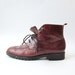 1990s Military Brown Ankle Boots Size 8M