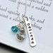 Believe Necklace .. Believe in Yourself... Hand Stamped Necklace Inspirational Necklace Encouragement Wire Wrapped Briolette Necklace