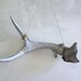 Painted Satin Nickel Antler