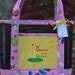 Tote Bag Embroidered Queen Of The Green Golf Bag Shoes Girly Fabric and Vinyl Mesh Tote Bag