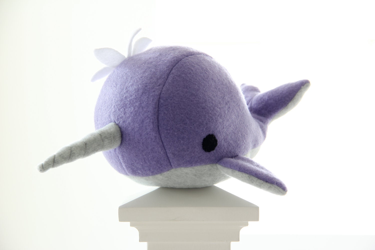 purple narwhal plush