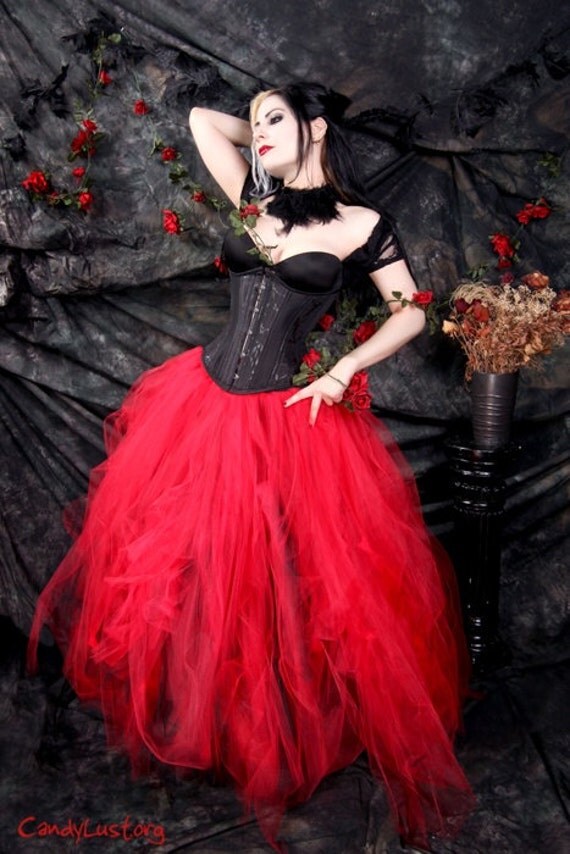 tulle skirt goth
