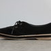 Vintage Velour Shoes . Skips . Bowling Sneakers . Black Velvet . Deck Shoes Size 10