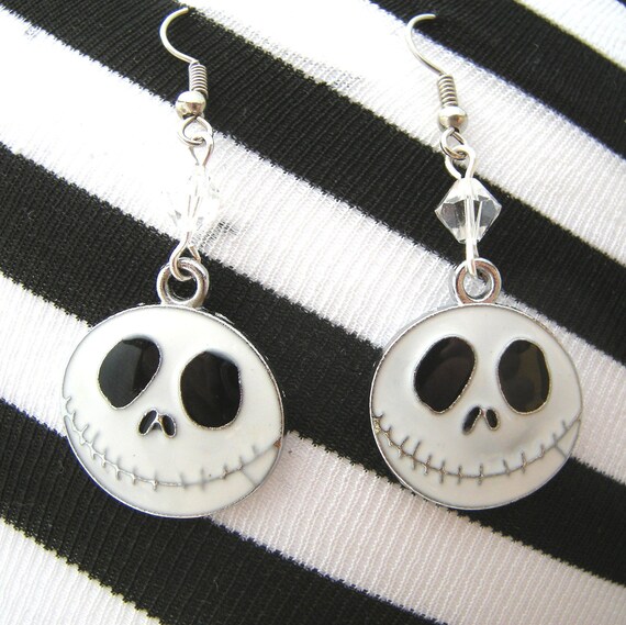 Jack Skellington Nightmare Before Christmas Earrings Geek