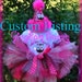 Custom Listing for jennifersiegell Hat and Ribbon Bloomers S18