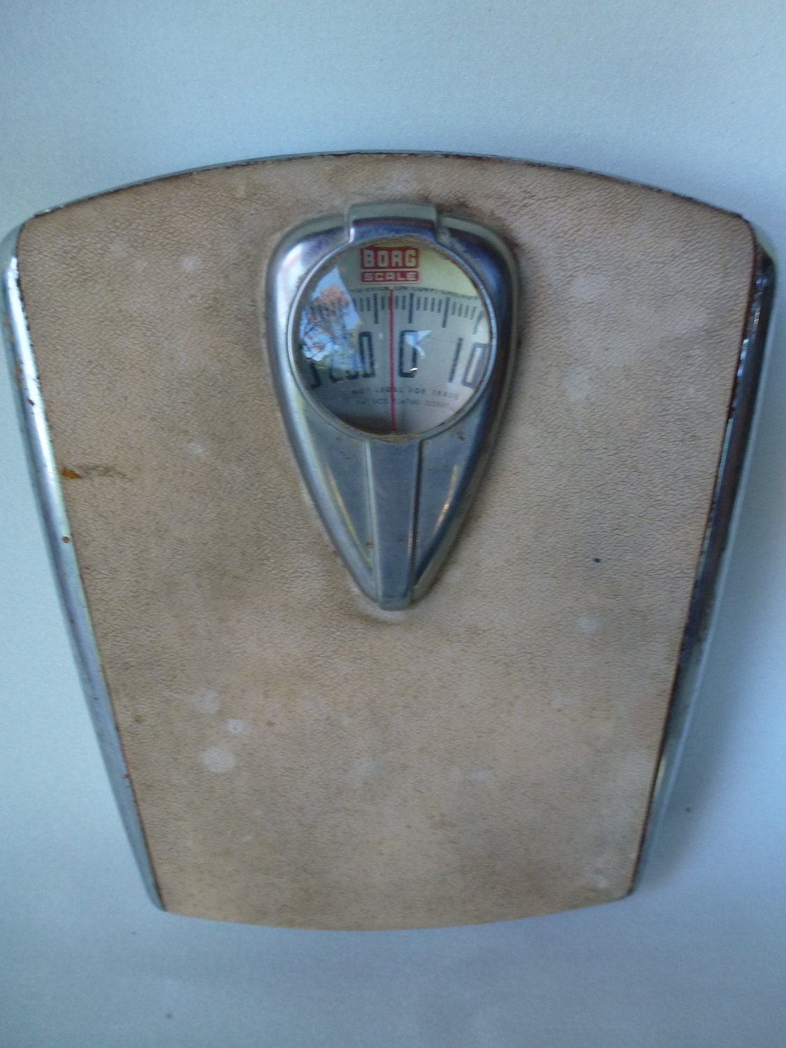 Vintage Borg Bathroom Scale Old School Scale Antique Scale