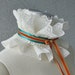 Victorian Inspired Ivory Ruffle Collar Necklace Cowl Statement Piece