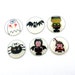 Halloween Buttons. 6 Handmade sewing buttons in a Halloween theme.