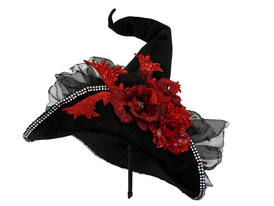 witch hat witch costume hat black velvet witches hat witch hat witch costume hat black velvet witches hat