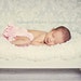 Small Whimsical Newborn Photography Prop Baby Doll Bed - DIY Ready to Stain or distress Photo Props