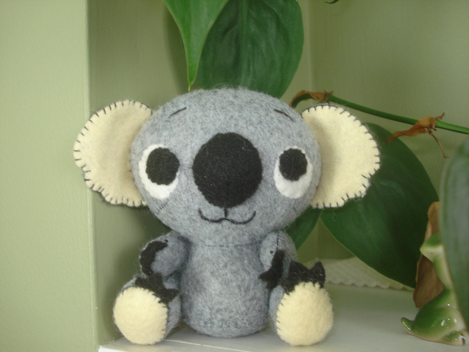 Wool Felt Koala Bear Mascot Toy Silly Thing