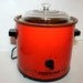 Vintage Rival Crock Pot Slow Cooker Model 3100 3.5 Qt Glass Lid Burnt Orange