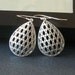 Silver Filigree Dangle Earrings