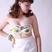 Vintage 1950s Bra Top - Bombshell Strapless Bullet Summer Bra Top Size 32