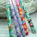 Polymer clay covered crochet hook SET of 5, new Susan Bates sizes f5, g6,size 7, h8, i9