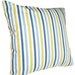 Blue and Yellow Striped Pillows, Decorative Throw Pillow, Designer, Couch Cushion Covers, Country Accent Pillows 18x18