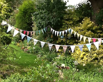 Wedding bunting - Customise your wedding bunting garland, 30ft extra long with 48 flags