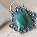 Silver Agate Necklace - Through The Window - Sterling Silver Brazillian Agate Pendant