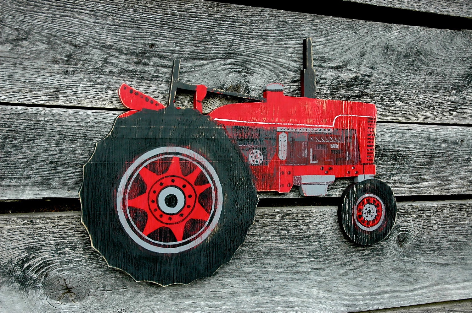 Tractor Handmade Wood Sign Wall Art Vintage by HomegrownSignCo