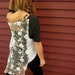 Dream Catcher Feather Print Dolman Sleeve Crochet Cut Open Tail Coat Out Back Shirt Size S/M by MountainGirlClothing