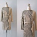 vintage 1970s dress / mod dress / Forcaster dress