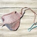 Pick Case Guitar Music Pocket Pick Pouch Clip On Guitar Pick Case Rustic Recycled Key ChainUpcycled Leather and Suede