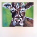ORIGINAL 16x20 Abstract Cow Painting