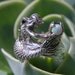 Silver Mermaid Ring with Opal