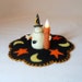 Halloween Design Penny Rug with Resin Ghost with Light