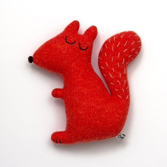 Stanley the Squirrel Lambswool Plush Toy - In stock