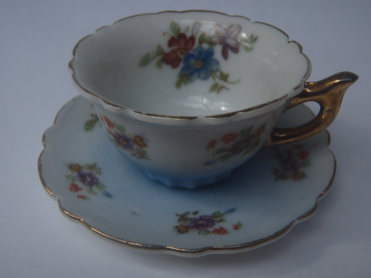 occupied japan miniature tea cup and saucer