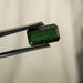 Dark Green Tourmaline Gemstone - Green Tourmaline - faceted Gemstone - natural unheated untreated - rectangle - emerald cut