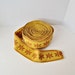 11-1/2 Yards of Mustard and Brown 2-1/2" Wide Vintage Trim