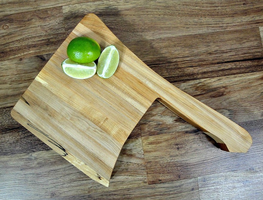 ON SALE Meat Cleaver Cutting Board Maple Butcher's