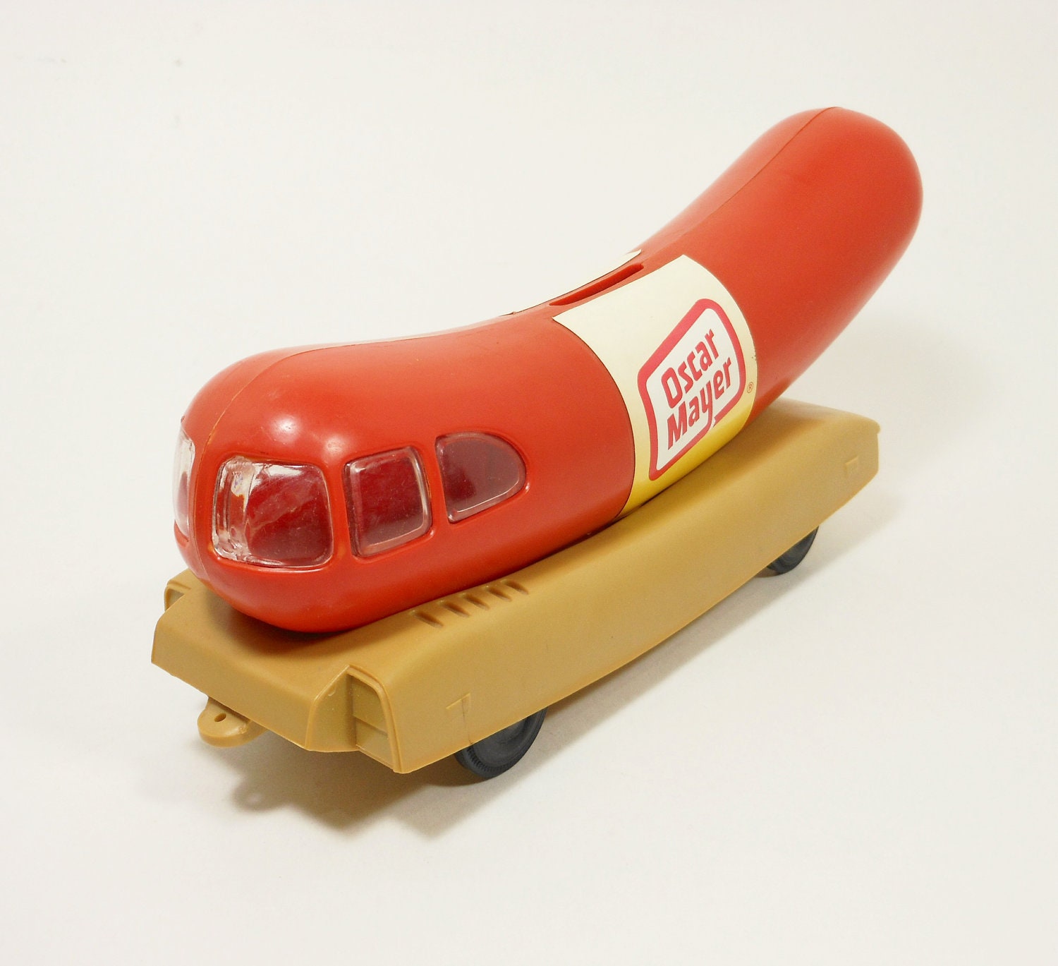 Vintage Oscar Mayer Toy Bank Weinermobile Pull Car Advertising