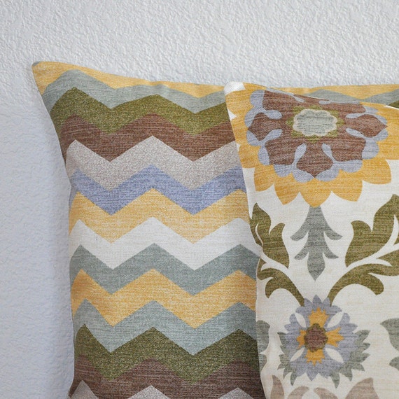 Decorative Pillow Covers 20x20 inches A Pair of Wave and