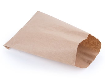 25 Large KRAFT Paper Bags . 8.5 x 11