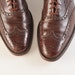 1950's Men's Wingtip Shoes Brown Nettleton Vintage Oxfords