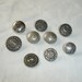 Very nice collection of Norwegian Pewter Buttons (9)