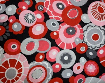 Olympia in Gray/Red by Alexander Henry - 1 Yard