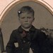 Little Boy Wearing a Boutonniere...Antique Tintype