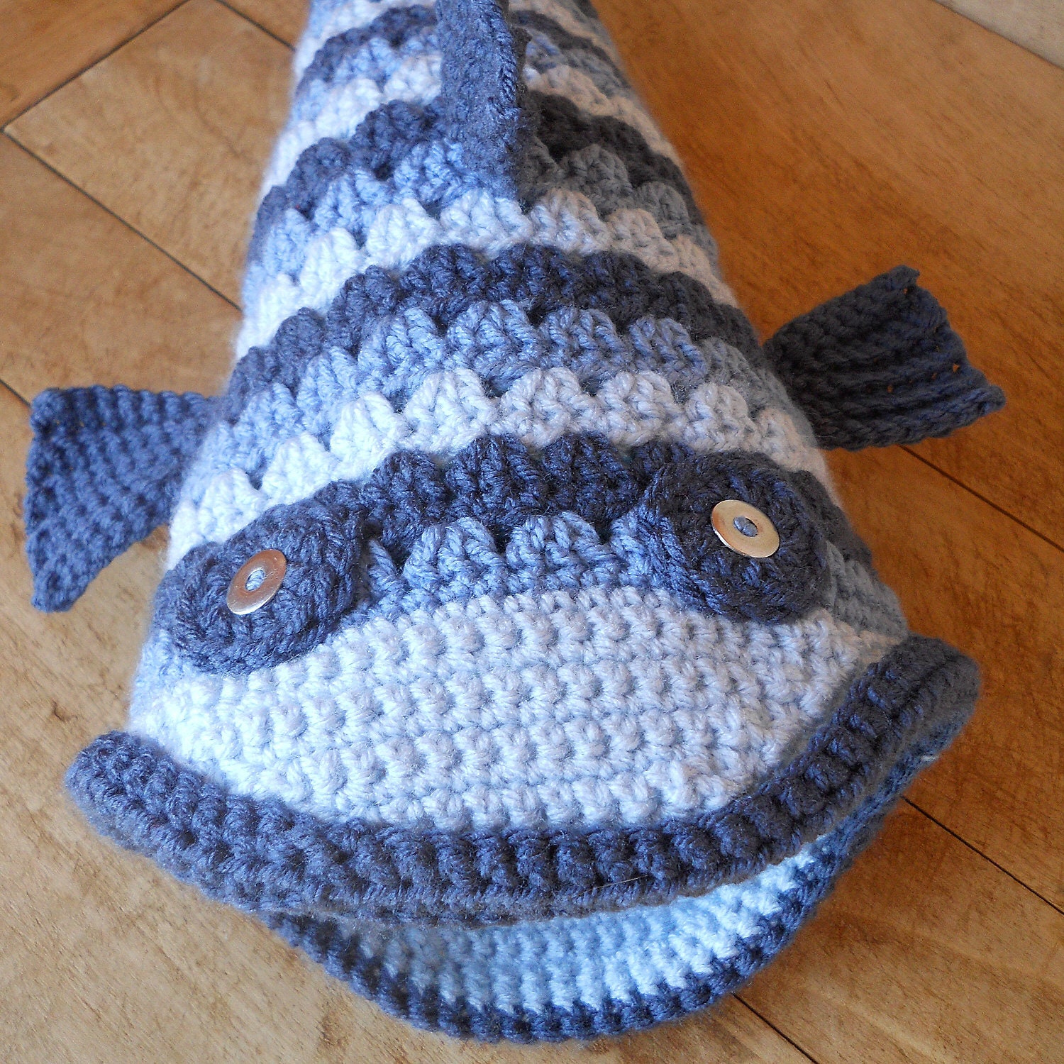 Crochet Blue Gill Fish Hat