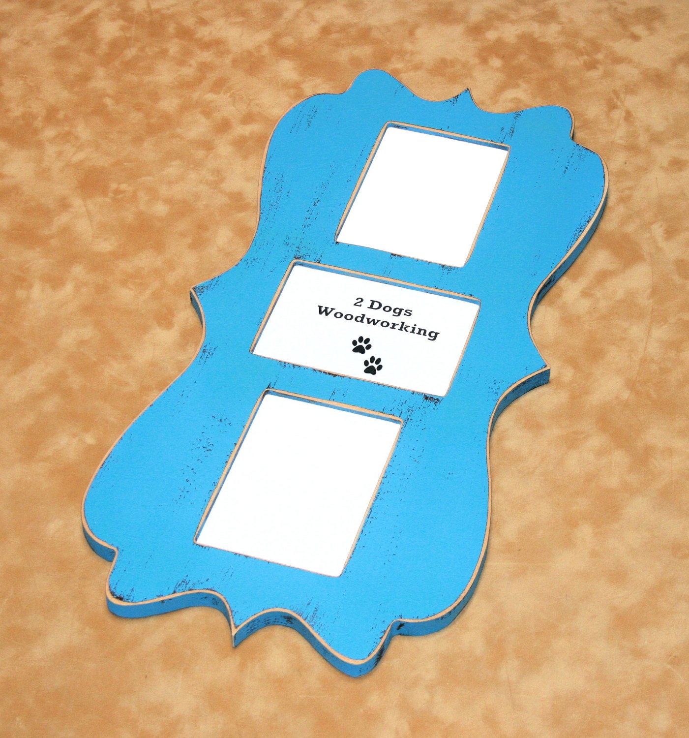 Collage 6x8 picture frame 3 6x8 multi opening by 2DogsWoodWorking